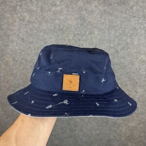 William Murray Bucket Hat Blue Gray Reversible Athleisure Golf Ode To Carl